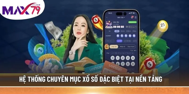 Hệ thống chuyên mục xổ số đặc biệt tại nền tảng